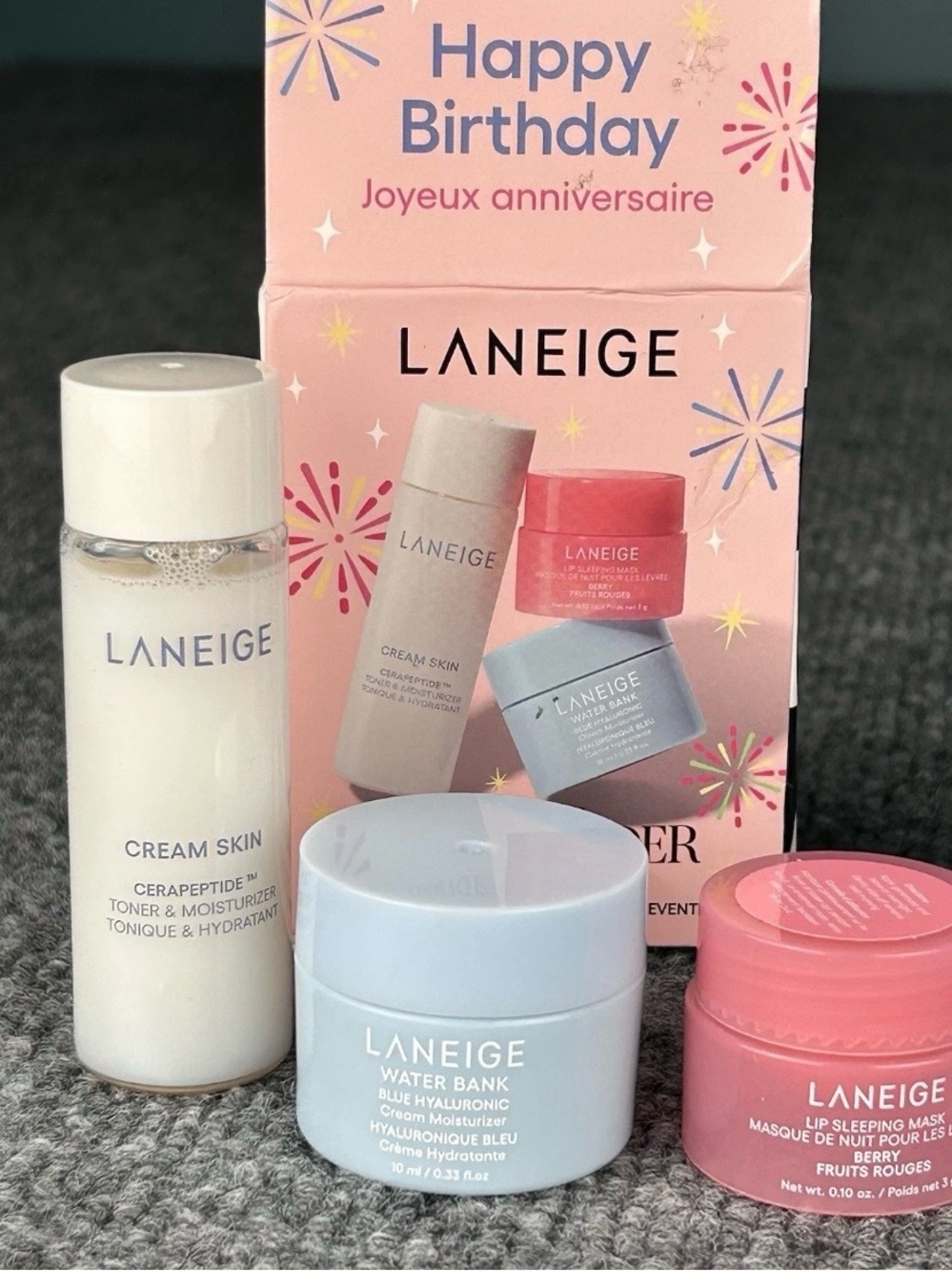 Laneige Lot of 5 Travel size Skincare Sephora Beauty Insider NIB + 2 Water Bank - Picture 2 of 6